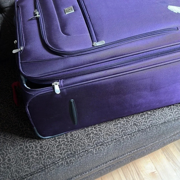 Magic  Lace Blue Ombré Button Vacation Dress - Picture 8 of 8